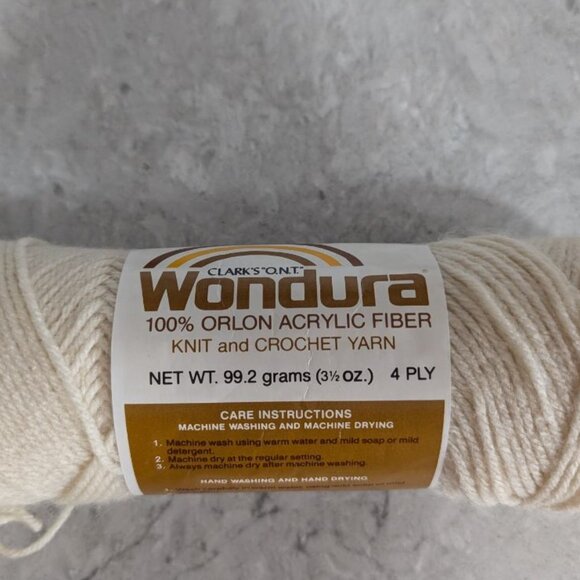 Vintage Clark's O.N.T. Wondura Yarn - Picture 1 of 3